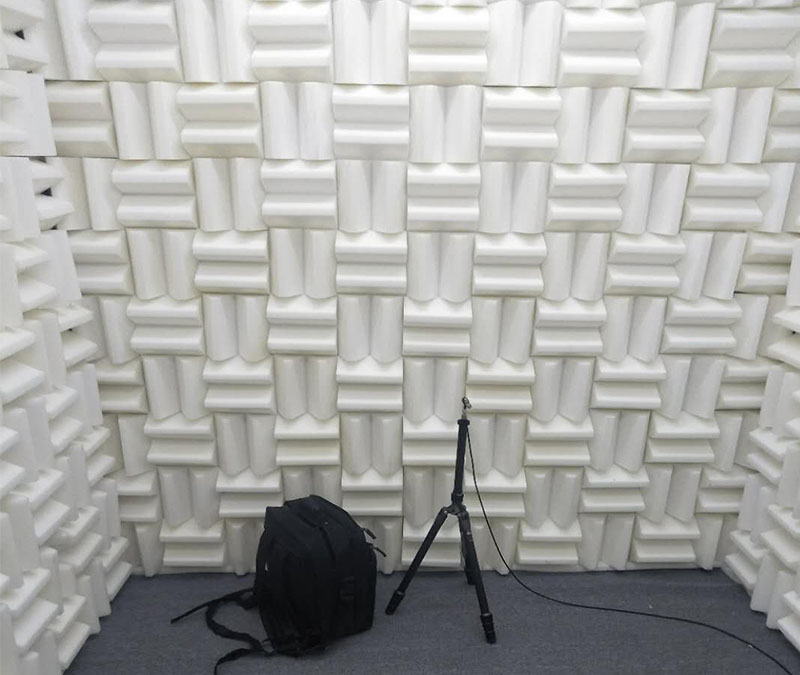 靜音室內(nèi)測試馬達(dá)噪聲，靜音室建造制作要求